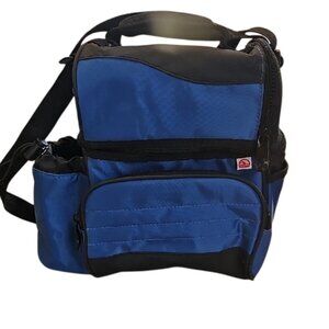 Igloo cooler soft side lots of compartments shoulder strap adjustable zippers
